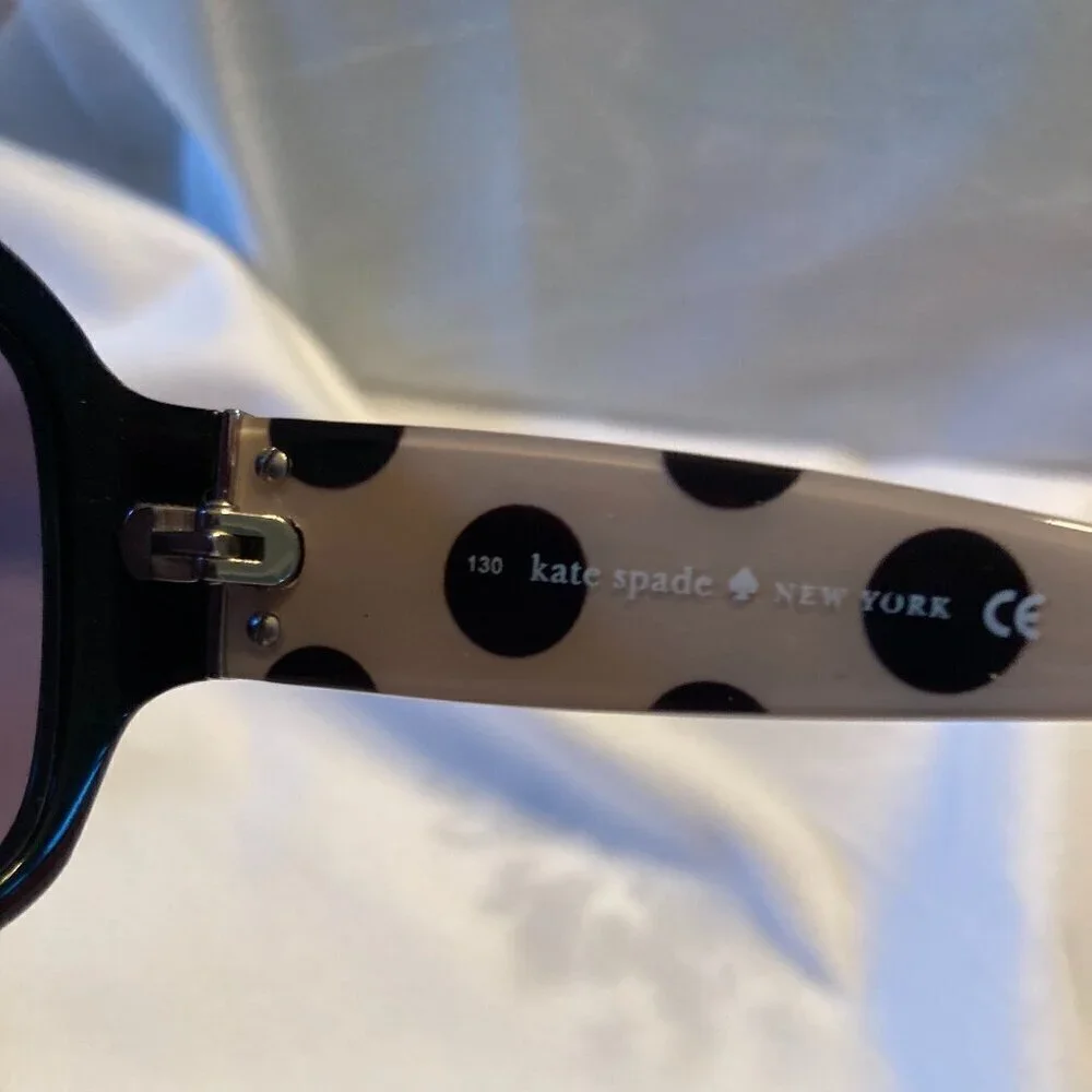 Kate Spade NY Sunglasses with Hot Pink Leather Case NWOT